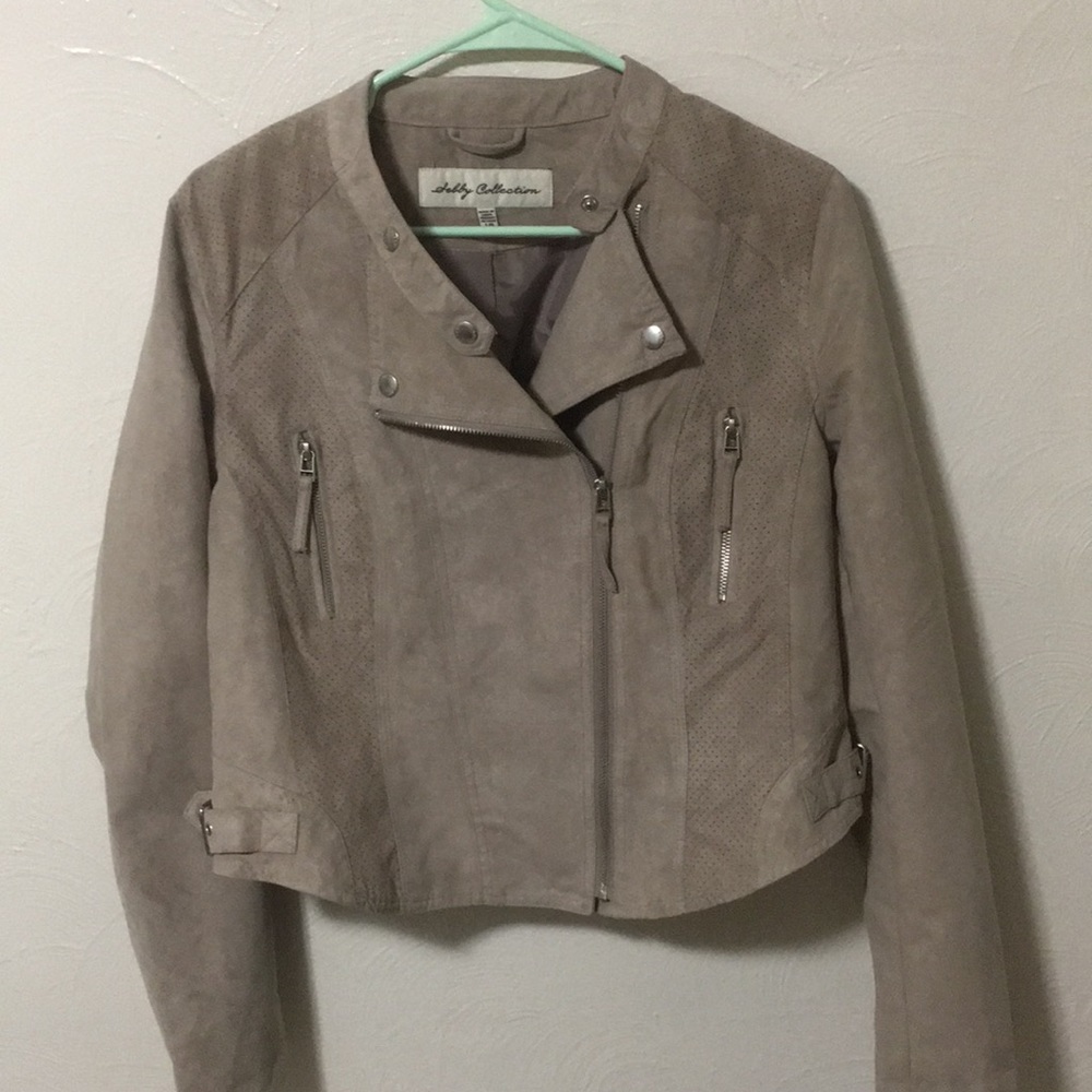 Suede Motorcycle Jacket
